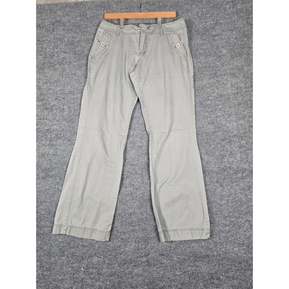 Aeropostale Womens Khaki‎ Cargo Pants Flared Leg Size 11/12R